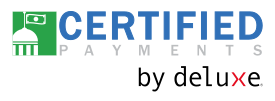 Certified Payments by deluxe logo